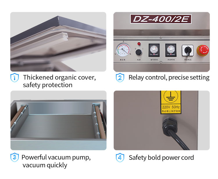 جزئیات دستگاه بسته بندی خلاء 01