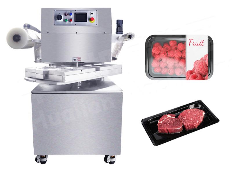 دستگاه بسته بندی سینی وکیوم برای مواد غذایی 