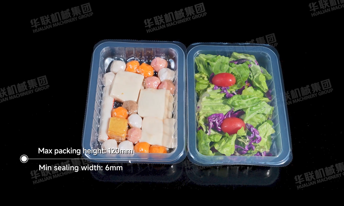 دستگاه آب بندی سینی سبزیجات