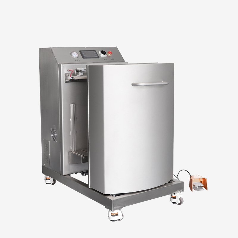 دستگاه بسته بندی خلاء تک محفظه عمودی Hualian برای بسته بندی غلات برای HVV-610F/1B